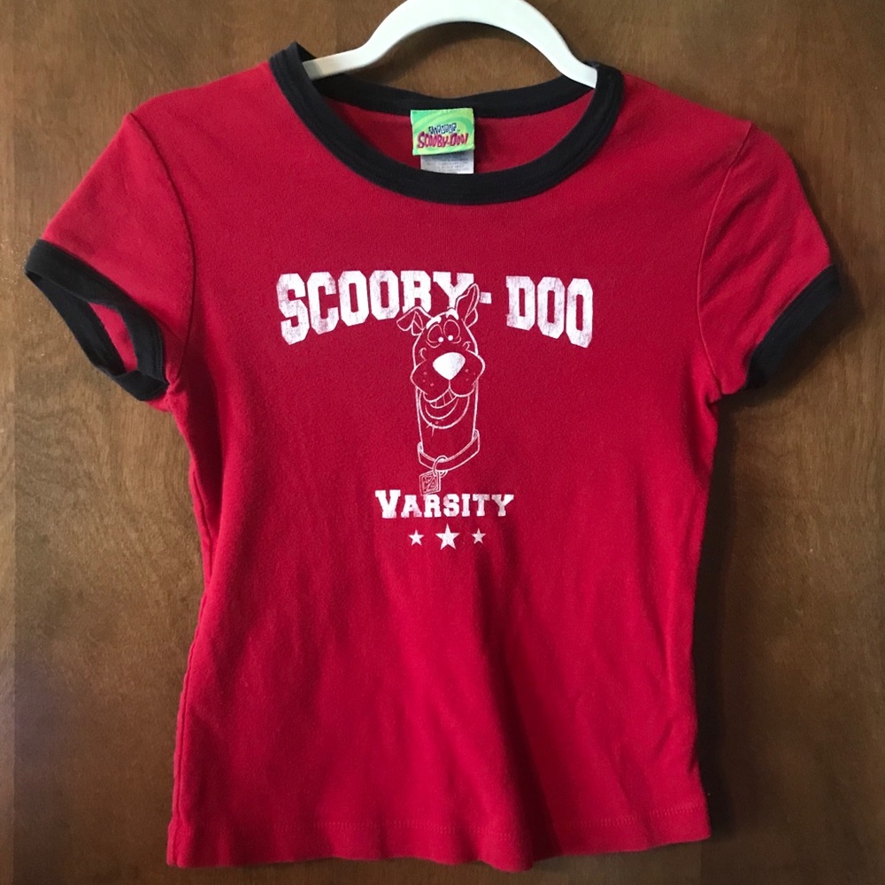Vintage Cartoon Network Scooby Doo Varsity Tee
